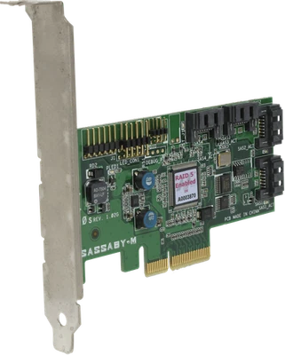 IBM Marvell SASSABY-M VA2400S SATA SAS RAID Controller PCIe x4 FAU46A3460 - Bild 1 von 4