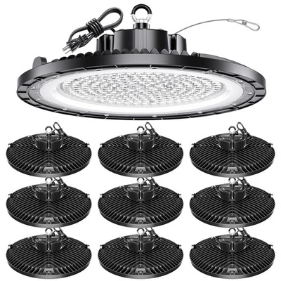 UFO High Bay Light 200W 5000K 30000LM 150LM/W (Eqv.800W Mh/Hps/Hid) Including... - Image 1 of 4