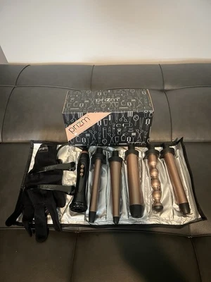 Prizm Curling Wand Set 5-in-1 Ceramic Barrels, Interchangeable Hair Iron - Image 1 of 3