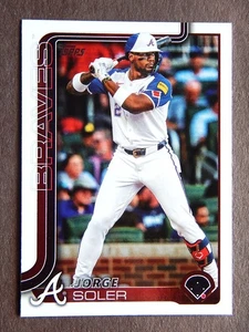 Jorge Soler #23 Topps 2025 Baseball Card (Atlanta Braves) - Picture 1 of 2