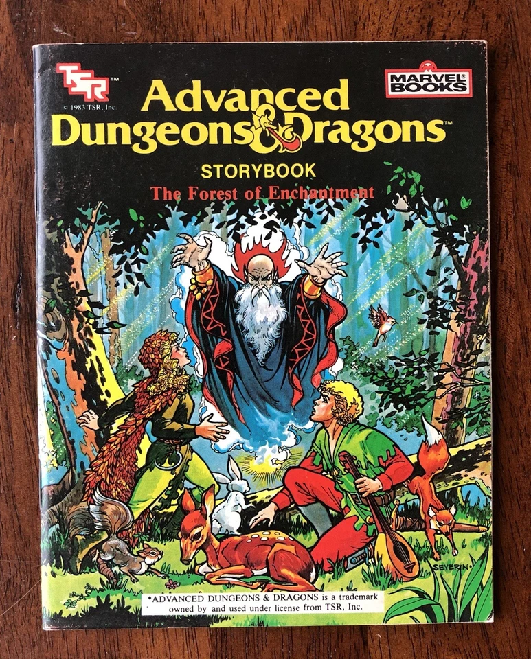 Libro de cuentos TSR Advanced Dungeons & Dragons The Forest of Enchantment 1983 de colección Foto 1 de 4