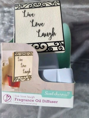 Fragrance Oil Diffuser Plugin Live Laugh Love ~ NEW - Image 1 of 3
