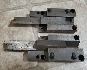 2x LATHE PARTING BLADE TOOL HOLDER clamp type 4x2" mount 4.5" blade Adjustable  - Picture 1 of 12