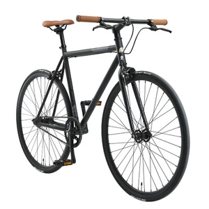 BIKESTAR Singlespeed 700C 28 Zoll City Stadt Fahrrad Rennrad Retro Vintage - Bild 1 von 38