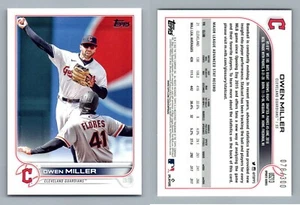 2022 TOPPS ADVANCED STATS 78/300 PARALLEL US213 OWEN MILLER GUARDIANS - Picture 1 of 1