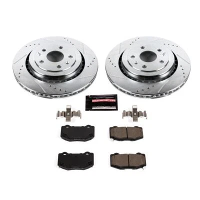 PowerStop Disc Brake Kit - Rear - Fits Cadillac ATS 2016-2018, Chevrolet Camaro - Image 1 of 4