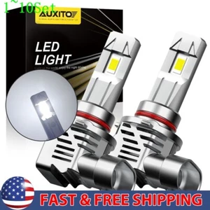 9012 LED Headlight Low High Beam Bulbs Bright White Wireless CANBUS 1-10Set - Picture 1 of 15