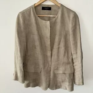 Max Mara Weekend, Blazer, 40, Beige, Leinen - Bild 1 von 11