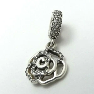 NEU Authentisch Pandora Charm Schimmernde Rose Hängematte Charm # 791526CZ - Bild 1 von 4