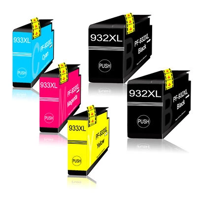 5er Multipack für HP 932XL 933XL Patronen Officejet 6600 6700 H711A - Bild 1 von 4