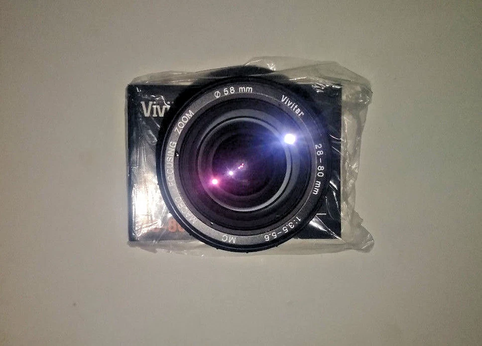 Vivitar 28-80mm/f3.5-5.6 Macro 1.4x Lens for Yashica (Brand New!) - Image 1 of 4