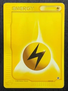 Tarjeta Pokémon Energy (Lightning) 163/165 2002 Expedition Base Vintage Energy - Imagen 1 de 2