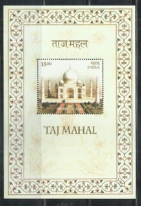 India 2004 Taj Mahal 7 Wonders of the World Monument Miniature sheet MNH - Picture 1 of 2
