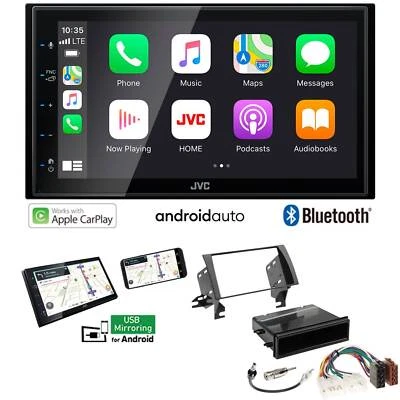 JVC KW-M560BT Autoradio Apple CarPlay Android für Toyota Camry 2001-2006 schwarz - Bild 1 von 4