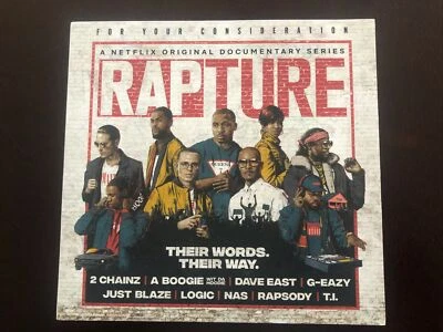 RAPTURE 2018 FYC Emmy Promo DVD 4 Episodes Season 1 Netflix Original Documentary Foto 1 de 3