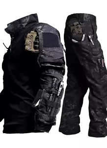 Herren Outdoor Tactical Shell Set Multi Pocket Cargohose - Bild 1 von 6