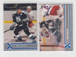 00/01 Topps Stadium Club Tampa Bay Lightning (2 Cards) Cloutier Kubina - Bild 1 von 2