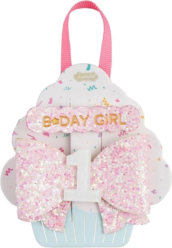 Грязь пирог Baby Girl кекс первый день рождения заколки для волос новый - Изображение 1 из 1