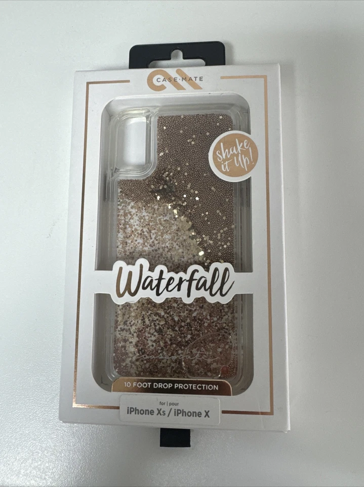 Funda Case-Mate Cascada para Apple iPhone X/XS - Dorada Foto 1 de 1