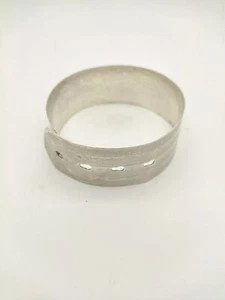 Sterling Silver Belt Buckle Bangle - Picture 1 of 8