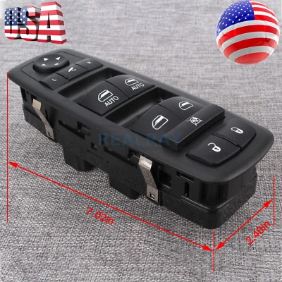 Interruptor de janela de energia frontal do lado do motorista compatível com Ram 2500 3500 2013 2014 2015 2016 novo - Imagem 1 de 4