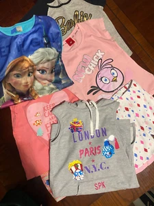 DISNEY Girls PJ bulk buy - Dory/Frozen/Barbie/Shopkins/Angry Birds - Size 8 - Picture 1 of 12