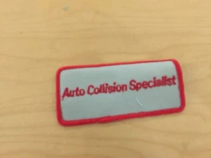 PARCHE DE COLECCIÓN ESPECIALISTA EN COLISIÓN AUTOMÁTICA, NUEVO STOCK ANTIGUO. década de 1980, - Imagen 1 de 2