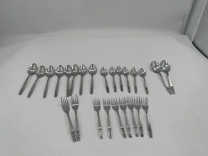 IIC Imperial international Stainless Japan - CORTINA - LOT OF 25 Pc. FLATWARE - Picture 1 of 7