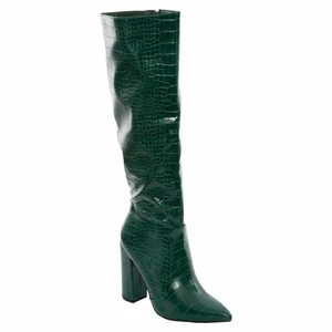 Stivali donna scarpe a punta coccodrillo ginocchio tacchi alti TOOCOOL X8062 - Imagen 1 de 52