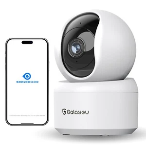 Galayou 2K 3MP Smart Security Camera Indoor Cam AI Human Detection Night Vision - Picture 1 of 13