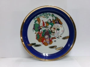 Made by Shozan, Die sieben Gottheiten des Glücks Goldmalbild, große Schale - Bild 1 von 9