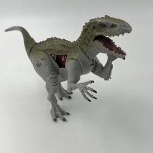 2015 Jurassic World 12" INDOMINUS REX Dinosaur Figure w' Battle Damage Wound - Picture 1 of 11