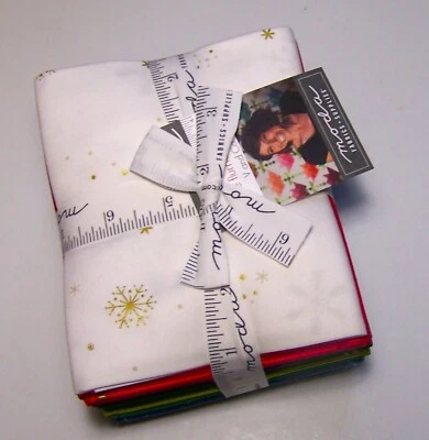 MODA 21 piece OMBRE FLURRIES METALLIC FQ Bundle of 100% Cotton Fabric - Image 1 of 2