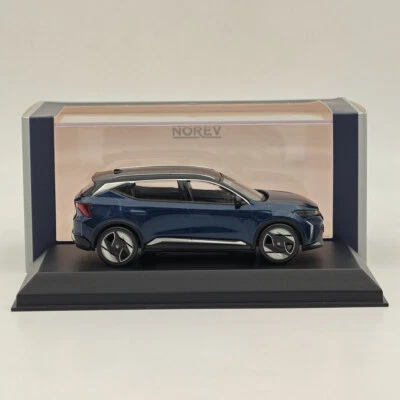 1/43 Norev Renault Scenic E-Tech 100% Electric 2024 Midnight Blue Diecast Model - Image 1 of 4