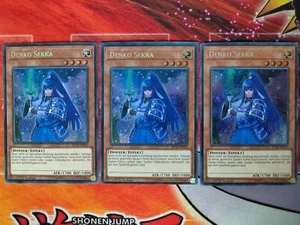 3x DENKO SEKKA - BLLR-DE052 Secret Rare / Near Mint 1. Auflage Playset - Bild 1 von 3
