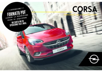 Libretto manuale istruzioni uso e manutenzione in PDF Opel Corsa E - Immagine 1 di 3