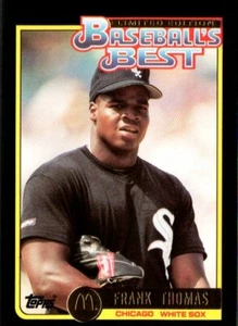1992 Topps Gold McDonalds Béisbol Best #25 Frank Thomas Chicago White Sox - Imagen 1 de 2