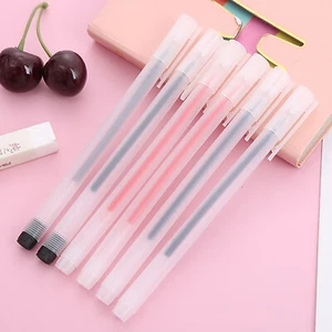 Transparent Frosted Gel Pen 0.5mm Bullet-Point Fountain-Pen LearnStationery 1/VU - Picture 1 of 23