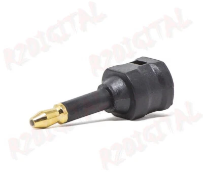 ADATTATORE AUDIO da SPDIF mini TOSLINK ad OTTICO TOSLINK 3,5 mm FIBRA DIGITALE - Immagine 1 di 4