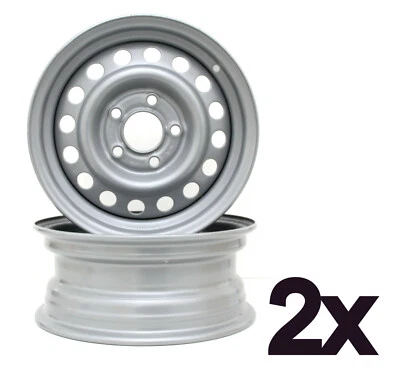 2x Anhänger Felge Stahlfelge 5.5Jx 14 112x5 ET30 950KG Tragkraft ML 67 Wohnwagen - Bild 1 von 4