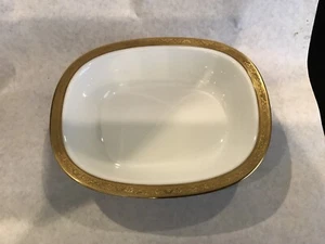 RAYNAUD &co. LIMOGES Frankreich AMBASSADOR Muster GOLDRAND 9 3/4" OVALE Gemüseschale - Bild 1 von 14