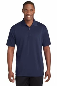 Sport-Tek ST640 Men's Micro Mesh Tag Free Polo Cool Dri Breathable Performance - Picture 1 of 24
