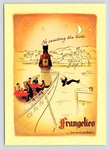 Frangelico Irresistible Tight Rope Advert Max Racks Free Rack Card UNP Postcard - Picture 1 of 2