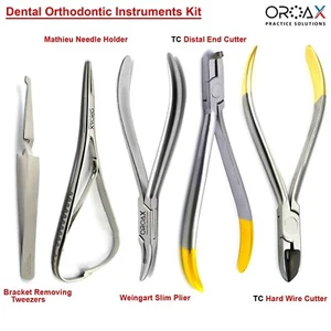 Kit di strumenti di ortodoncia staffe dentali di alambre Herramienta de cort - Foto 1 di 6