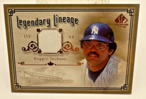 Reggie Jackson Upper Deck game used jersey patch - Picture 1 of 2