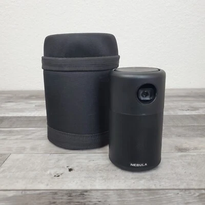 Nebula Capsule D4111 Portable WiFi Bluetooth Projector Tested NO REMOTE OR CABLE - Image 1 of 4