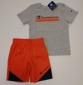 New! Little Boy's Champion T-shirt and Shorts Outfit Size 7 - Picture 1 of 3