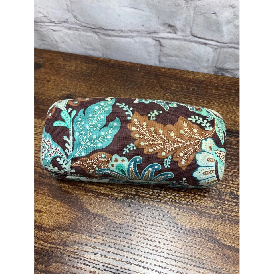 Vera Bradley Eyeglasses Case Floral Pattern Hard Shell Protective - Image 1 of 4
