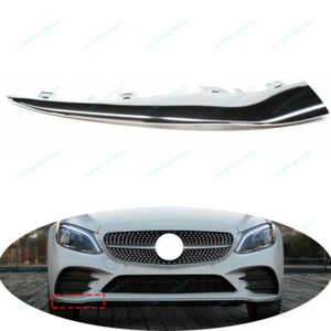 RH Front Bumper Cover Molding Trim For Mercedes Benz W205 C C300 C180 2019-21 - Picture 1 of 4
