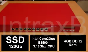 WatchGuard XTM 525 Pfsense Firewall ,E8500 @ 3.16Ghz cpu , 128Gb SSD, 4Gb Ram. - Bild 1 von 3